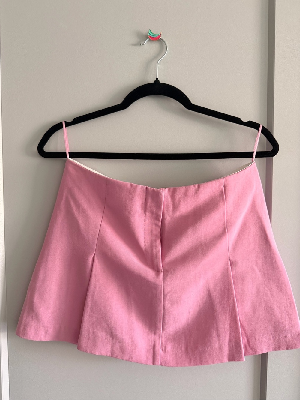 Zara Pink Pleated Mini Skirt